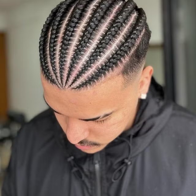 Cornrow braids